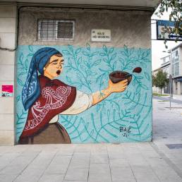Mural en Santiago