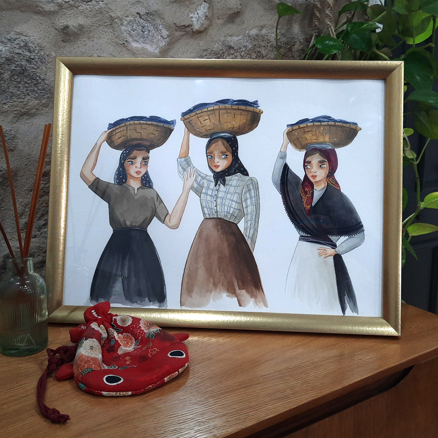 Original mariñeiras con cestas